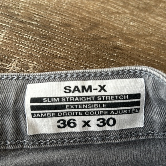 BUFFALO DAVID BITTON Men’s Jeans, MADE IN CAMBODIA, Grey, 36x30 - Picture 7 of 9